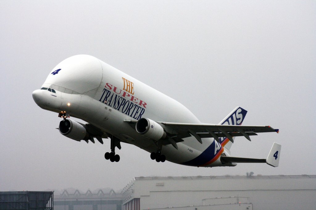 Airbus Industrie,F-GSTD,Airbus A300F4-608ST Beluga(4),21.11.2011,XFW-EDHI,Hamburg-Finkenwerder,Germany  