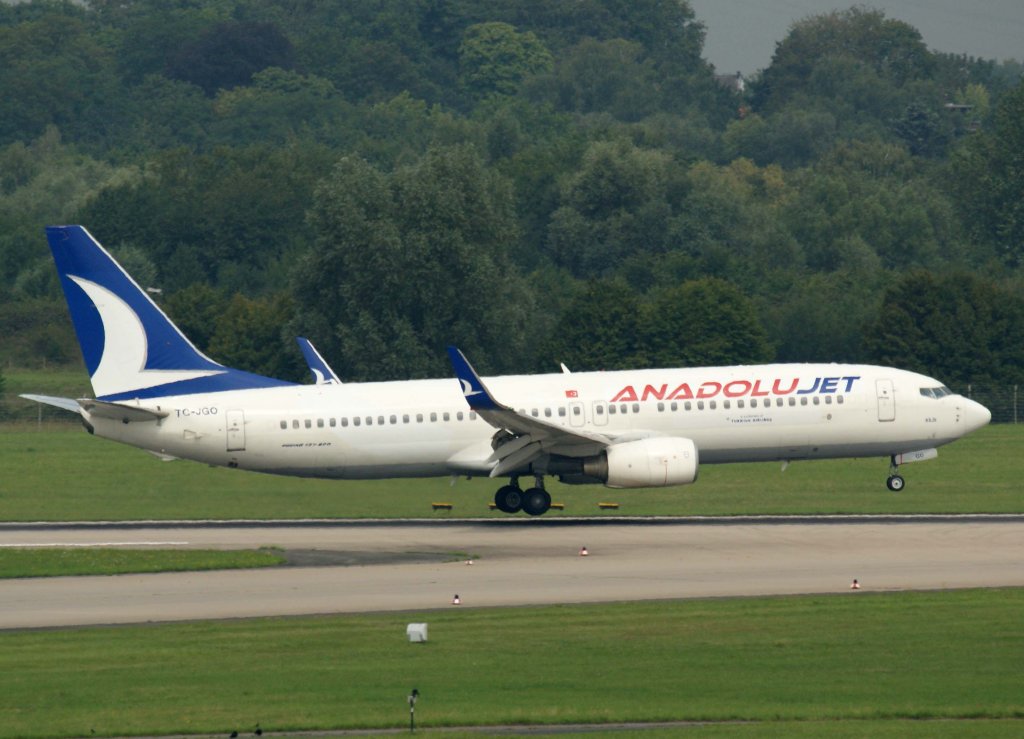 AnadoluJet, TC-JGO  Kilis , Boeing 737-800 wl, 28.07.2011, DUS-EDDL, Dsseldorf, Germany