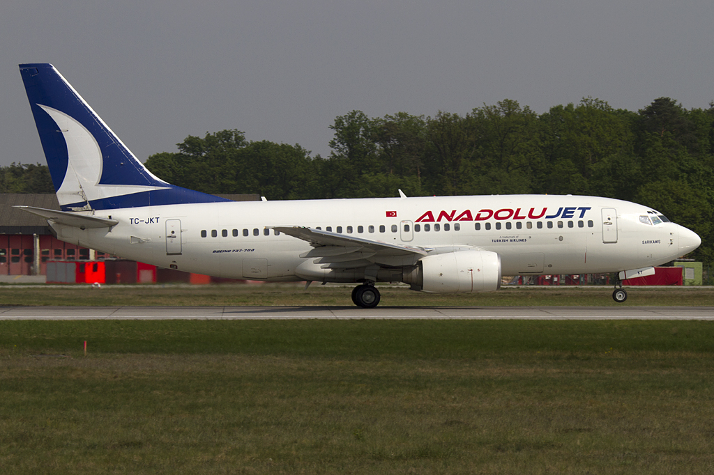 AnadoluJet, TC-JKT, Boeing, B737-73V, 24.04.2011, FRA, Frankfurt, Germany 




