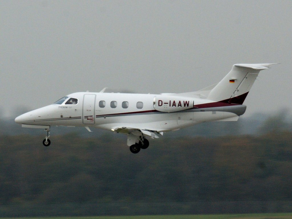 Arcus Air, D-IAAW, Embraer, Phenom 100, 13.11.2011, DUS-EDDL, Dsseldorf, Germany 