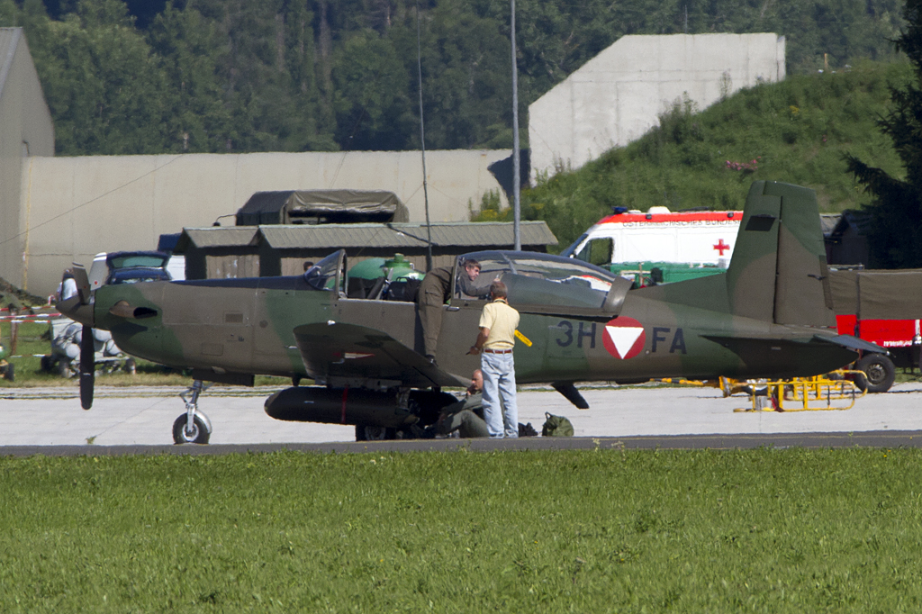 Austria - Air Force, 3H-FA, Pilatus, PC-7, 29.06.2011, LOXZ, Zeltweg, Austria



