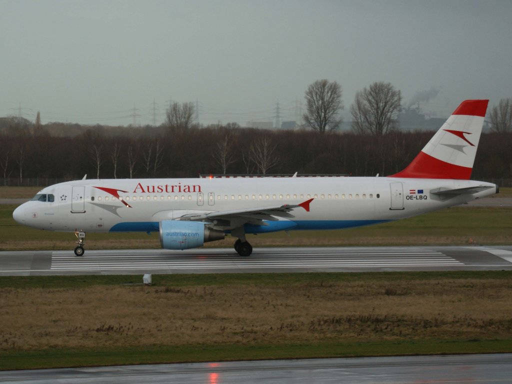 Austrian, OE-LBQ  Wienerwald , Airbus, A 320-200, 06.01.2012, DUS-EDDL, Dsseldorf, Germany