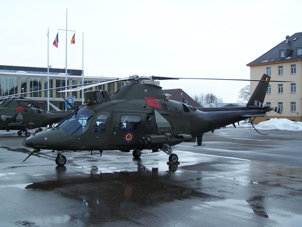 Belgium Army - Agusta bei der Deutsch-Franzsische Brigade in Donaueschingen. 23/02/10