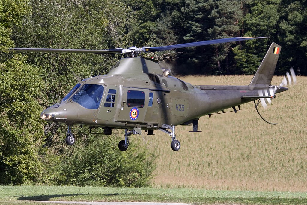 Belgium Army, H25, Agusta, A-109HO, 30.08.2009, LSPD, Dittingen, Switzerland 


