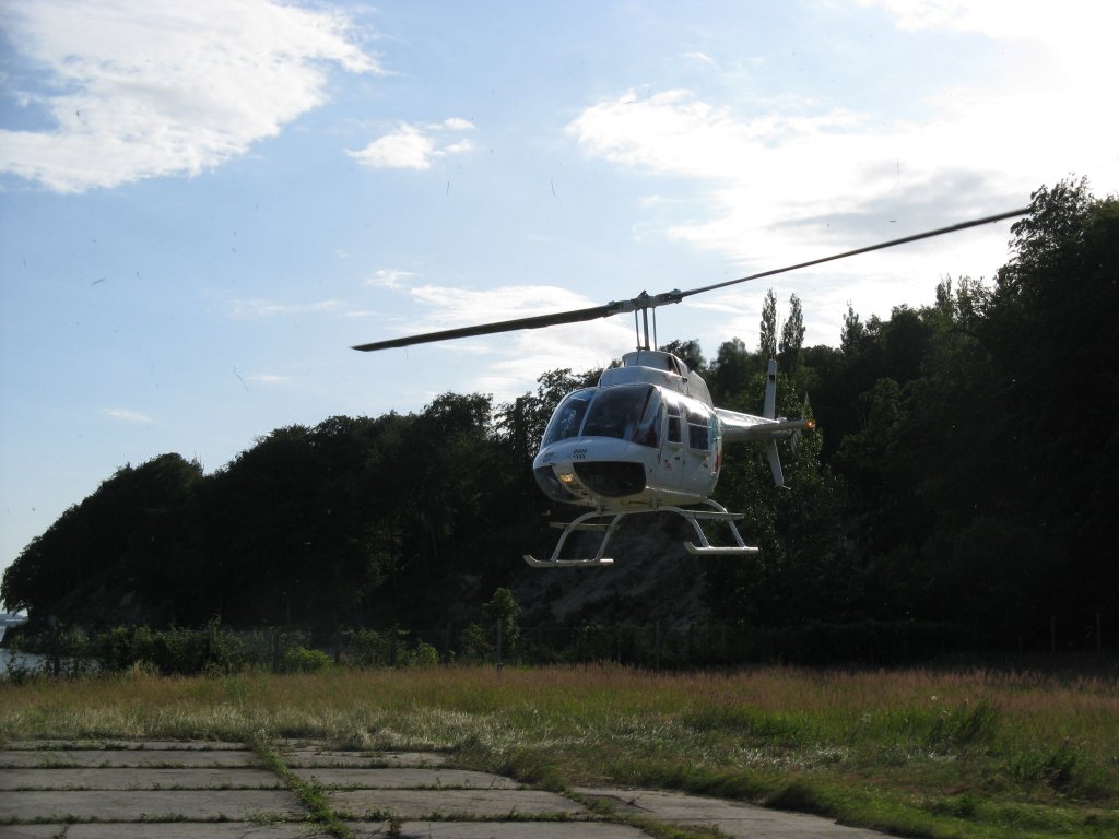 Bell Jet Ranger in Sassnitz am 19.08.2009