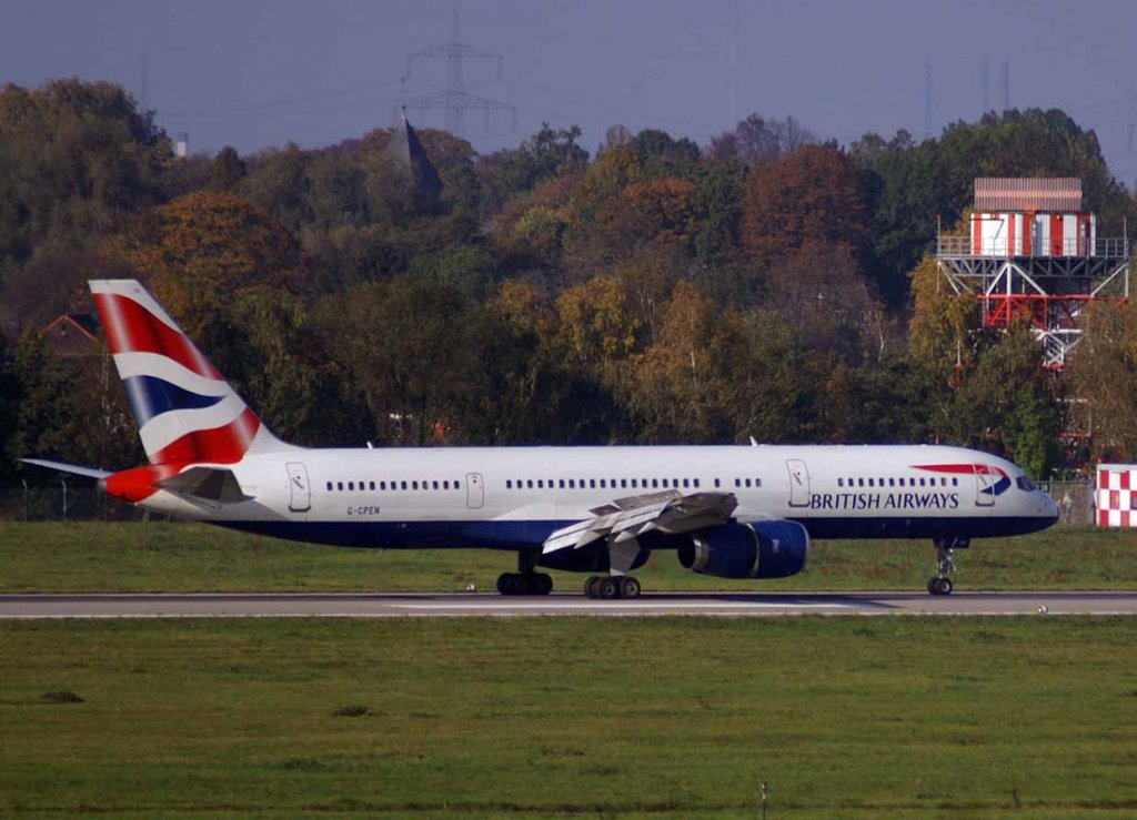 British Airways, G-CPEN, Boeing 757-200, 2007.10.23, DUS, Dsseldorf, Germany
