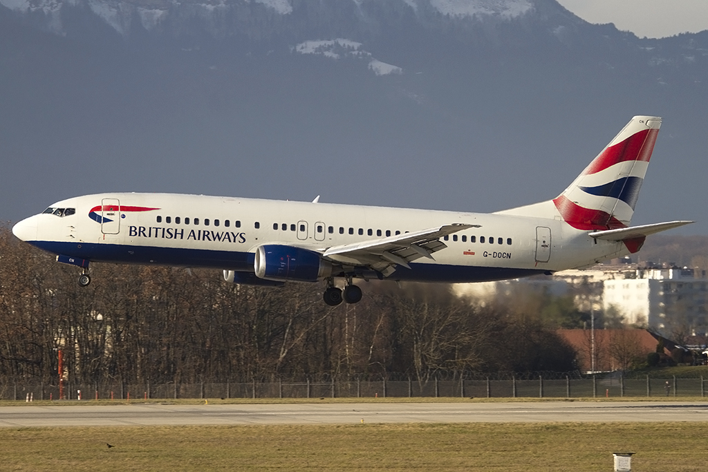 British Airways, G-DOCN, Boeing, B737-436, 29.12.2012, GVA, Geneve, Switzerland


