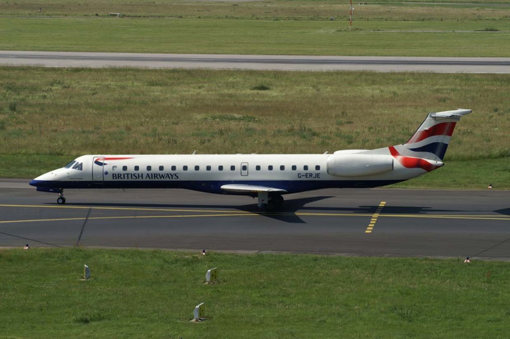 British Airways, G-ERJE, Embraer RJ-145 EP, 2006.06.12, DUS, Dsseldorf, Germany