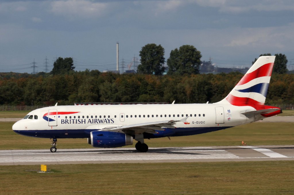 British Airways, G-EUOC, Airbus, A 319-100, 22.09.2012, DUS-EDDL, Dsseldorf, Germany