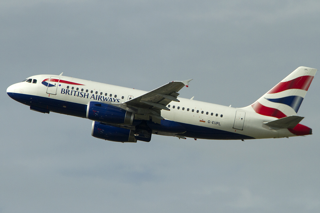 British Airways, G-EUPL, Airbus, A319-131, 20.08.2011, LHR, London-Heathrow, Great Britain


