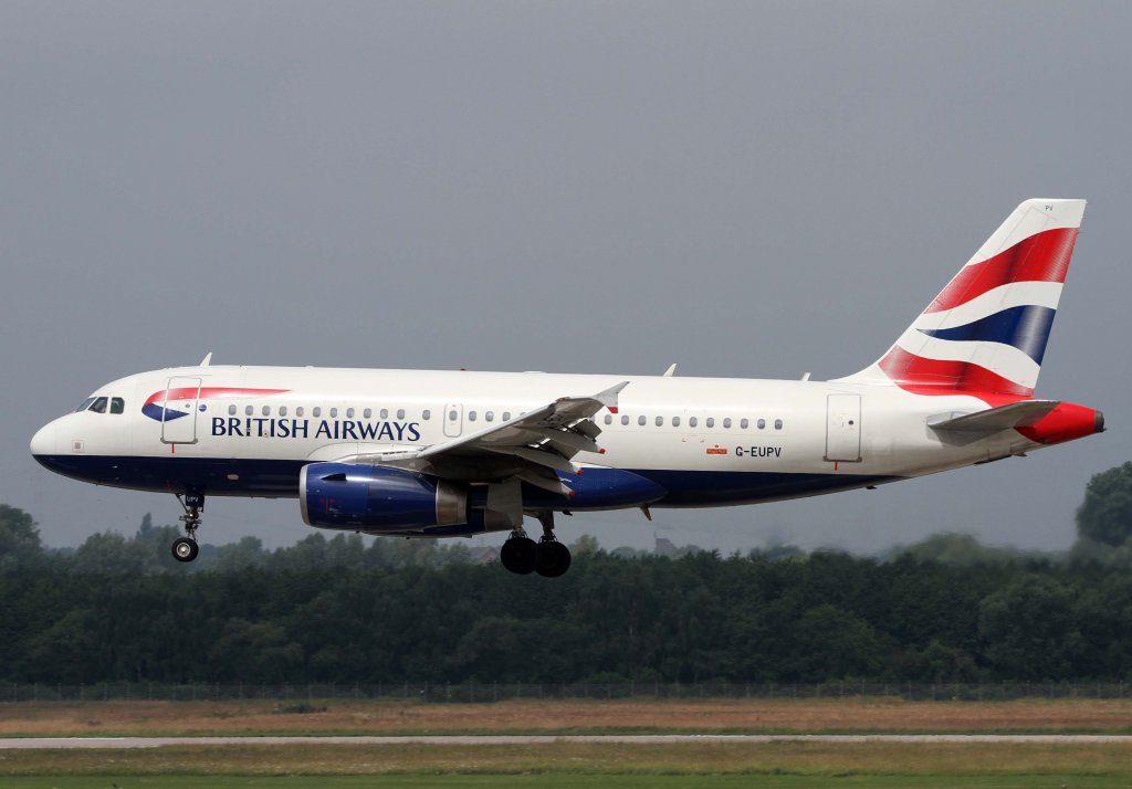 British Airways, G-EUPV, Airbus, A 319-100, 01.07.2013, DUS-EDDL, Dsseldorf, Germany
