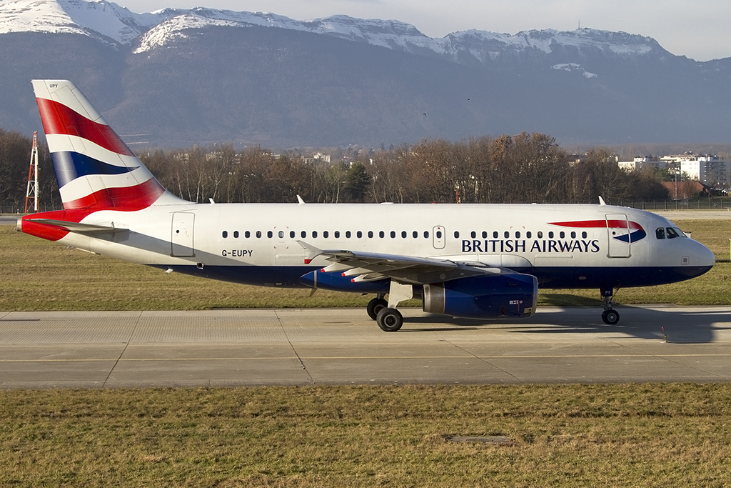 British Airways, G-EUPY, Airbus, A319-131, 29.12.2012, GVA, Geneve, Switzerland


