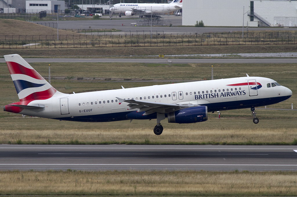 British Airways, G-EUUF, Airbus, A320-232, 21.06.2011, TLS, Toulouse, France




