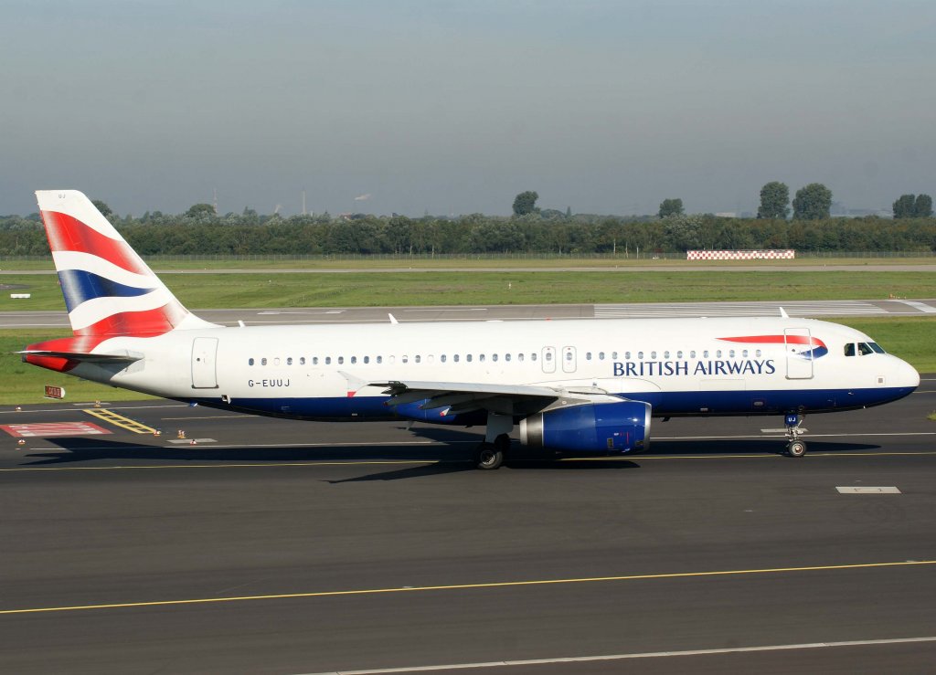 British Airways, G-EUUJ, Airbus A 320-200, 2010.09.22, DUS-EDDL, Dsseldorf, Germany 

