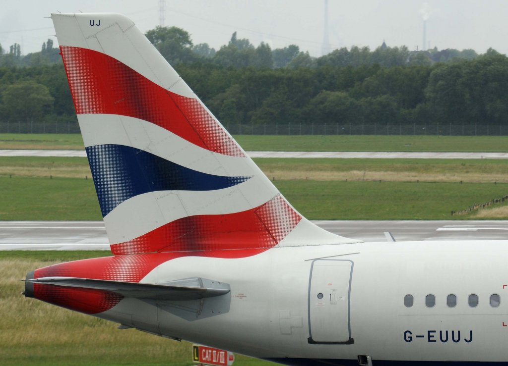 British Airways, G-EUUJ, Airbus A 320-200 (Seitenleitwerk/Tail, 20.06.2011, DUS-EDDL, Dsseldorf, Germany 

