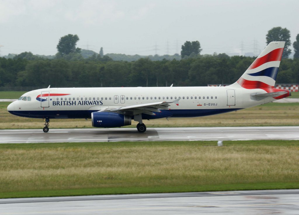 British Airways, G-EUUJ, Airbus A 320-200, 20.06.2011, DUS-EDDL, Dsseldorf, Germany 

