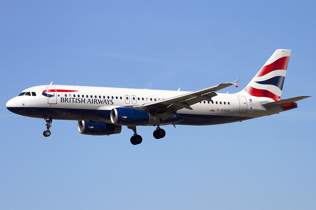 British Airways, G-EUUS, Airbus, A320-232, 14.09.2012, BCN, Barcelona, Spain 




