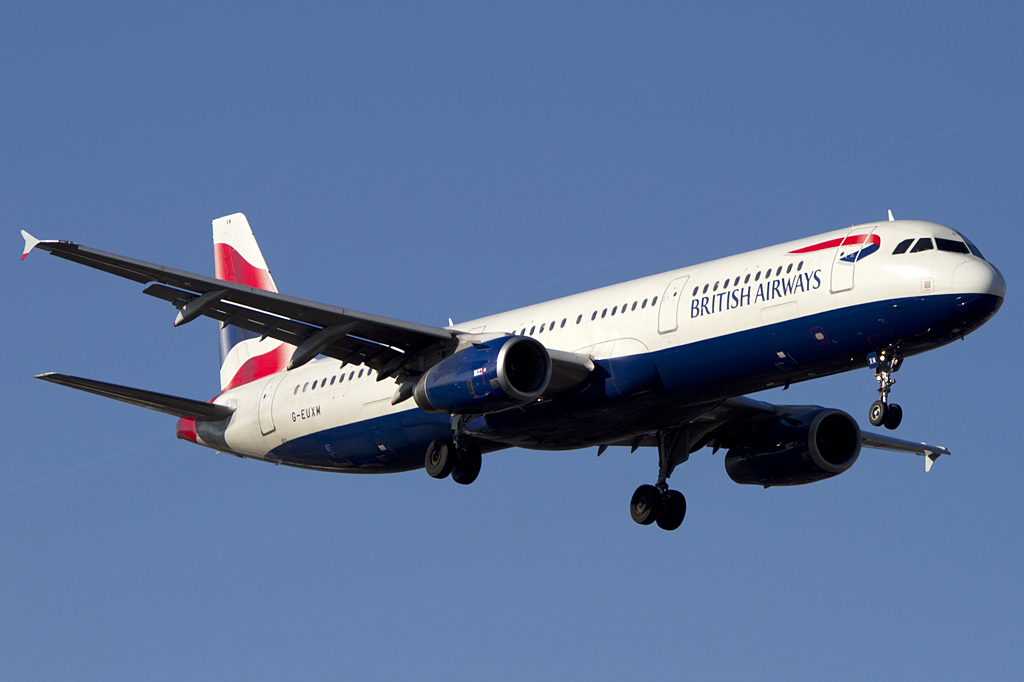 British Airways, G-EUXM, Airbus, A321-231, 14.01.2012, GVA, Geneve, Switzerland 



