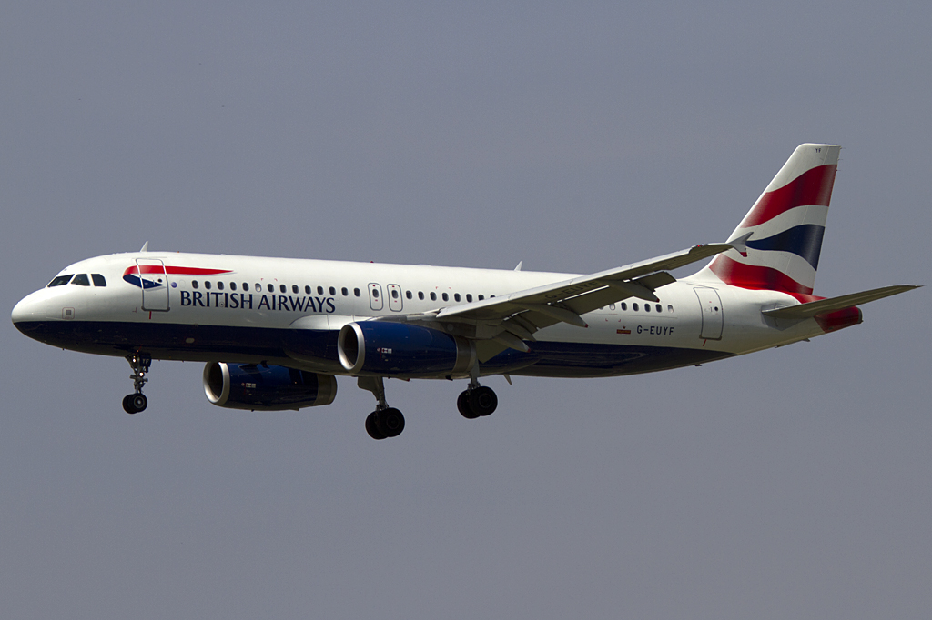 British Airways, G-EUYF, Airbus, A320-232, 16.06.2011, BCN, Barcelona, Spain 


