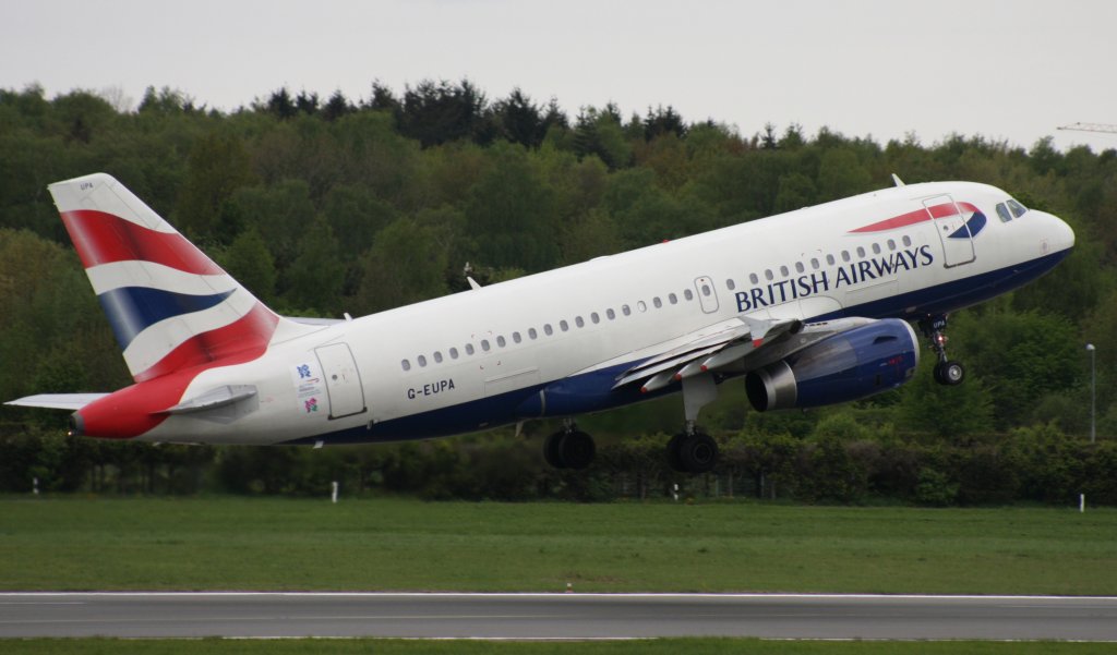 British Airways,G-EUPA,(c/n1082),Airbus A319-131,06.05.2012,HAM-EDDH,Hamburg,Germany