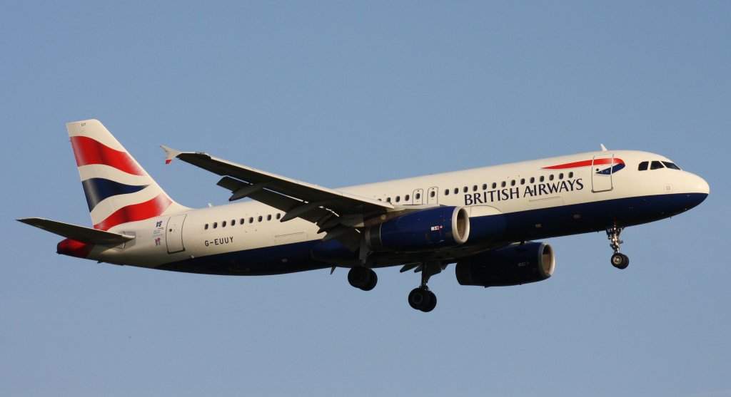British Airways,G-EUUY,(c/n3607),Airbus A320-232,04.09.2012,HAM-EDDH,Hamburg,Germany