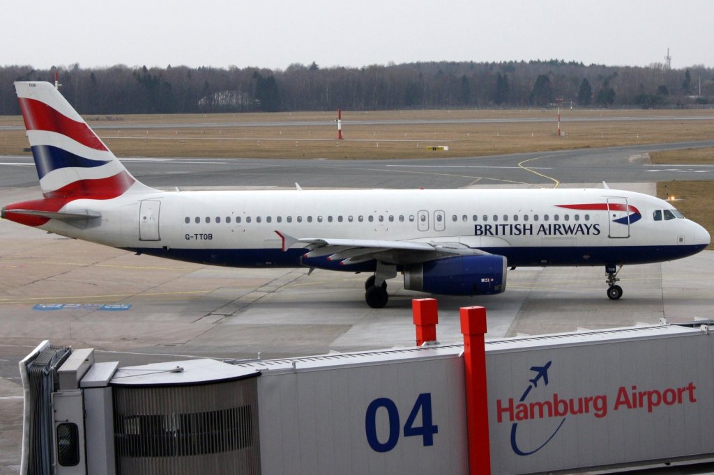 British Airways,G-TTOB,Airbus A320-232,12.03.2011,HAM-EDDH,Hamburg,Germany