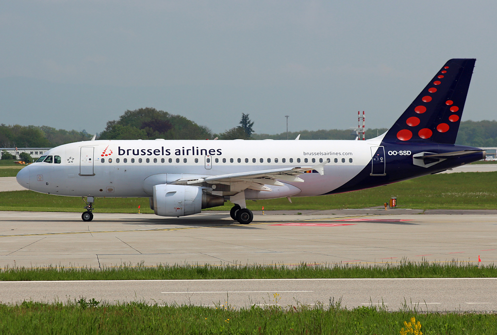 Brussels Airlines Airbus A319-112 OO-SSD, aufgenommen am 5.5.2013