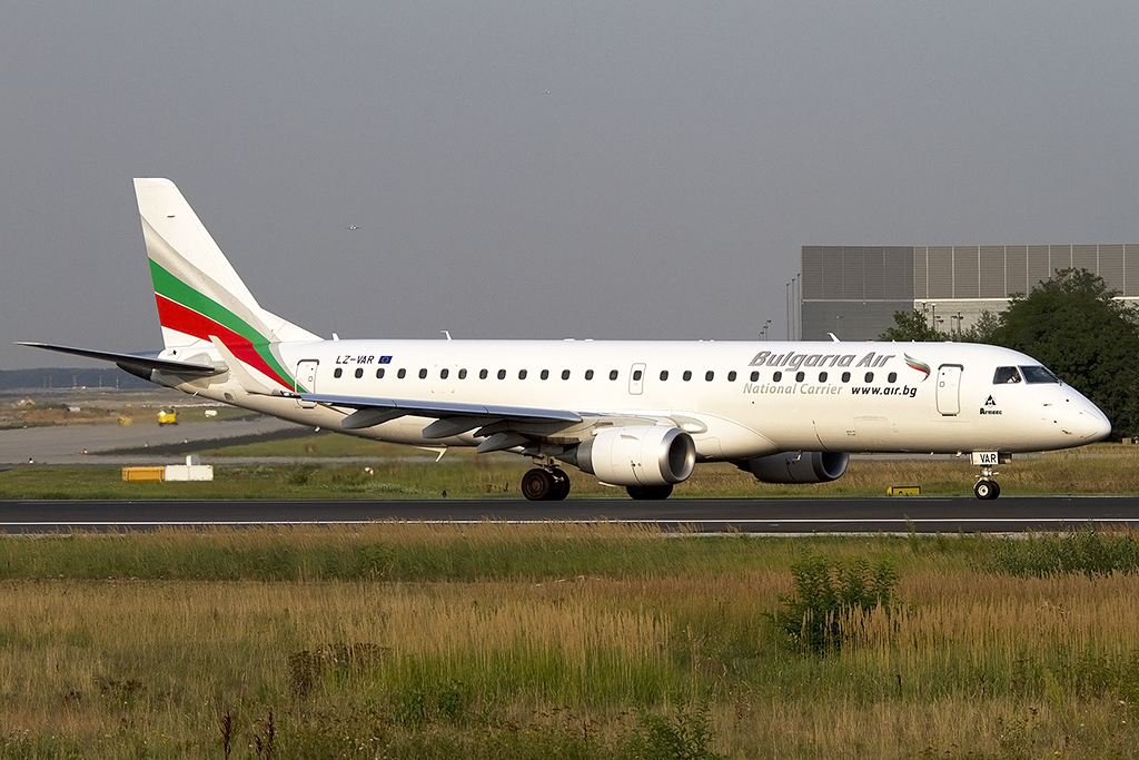 Bulgaria Air, LZ-VAR, Embraer, ERJ-190, 21.08.2012, FRA, Frankfurt, Germany


