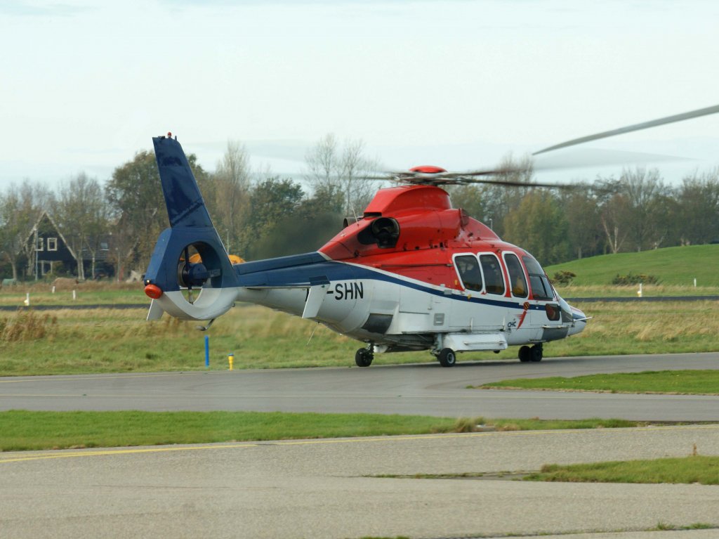 CHC Helicopters Netherlands, PH-SHN, Eurocopter, EC-155 B-1 Dauphin, 31.10.2011, EHKD-DHR, Den Helder, Netherlands