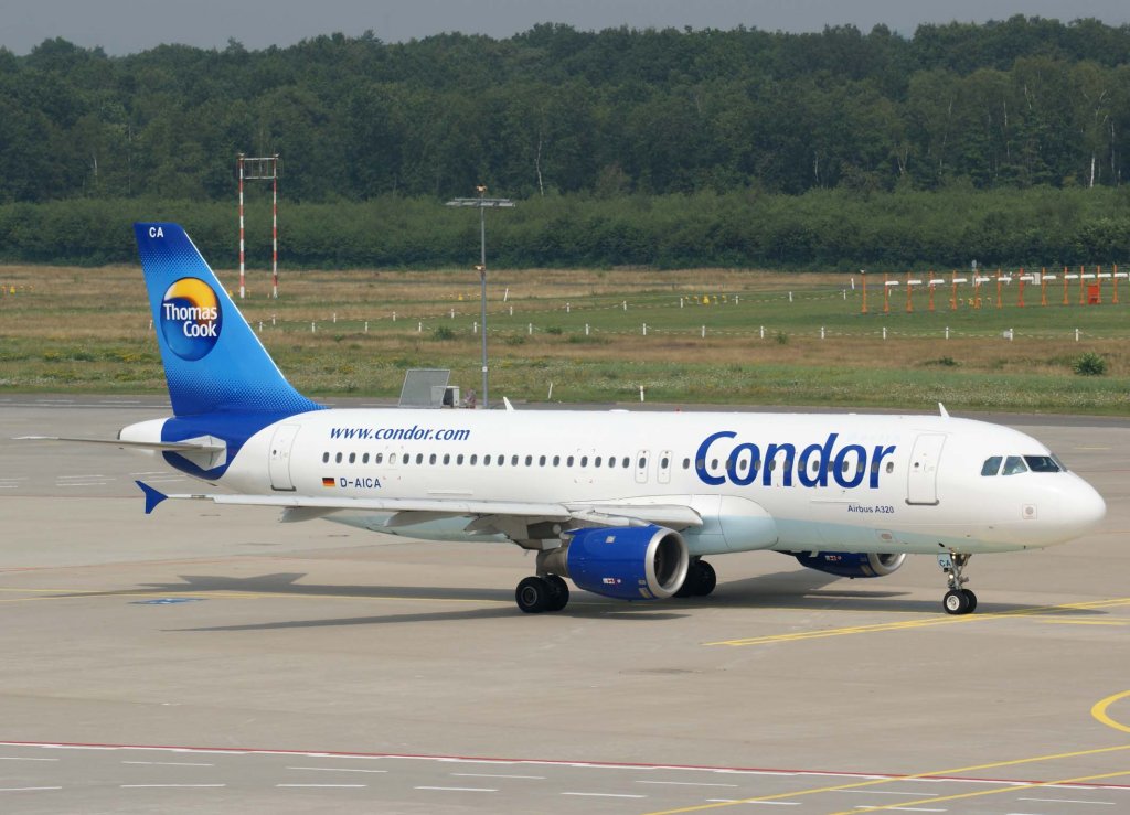 Condor-Berlin, D-AICA, Airbus A 320-200, 2009.09.14, CGN, Kln/Bonn, Germany