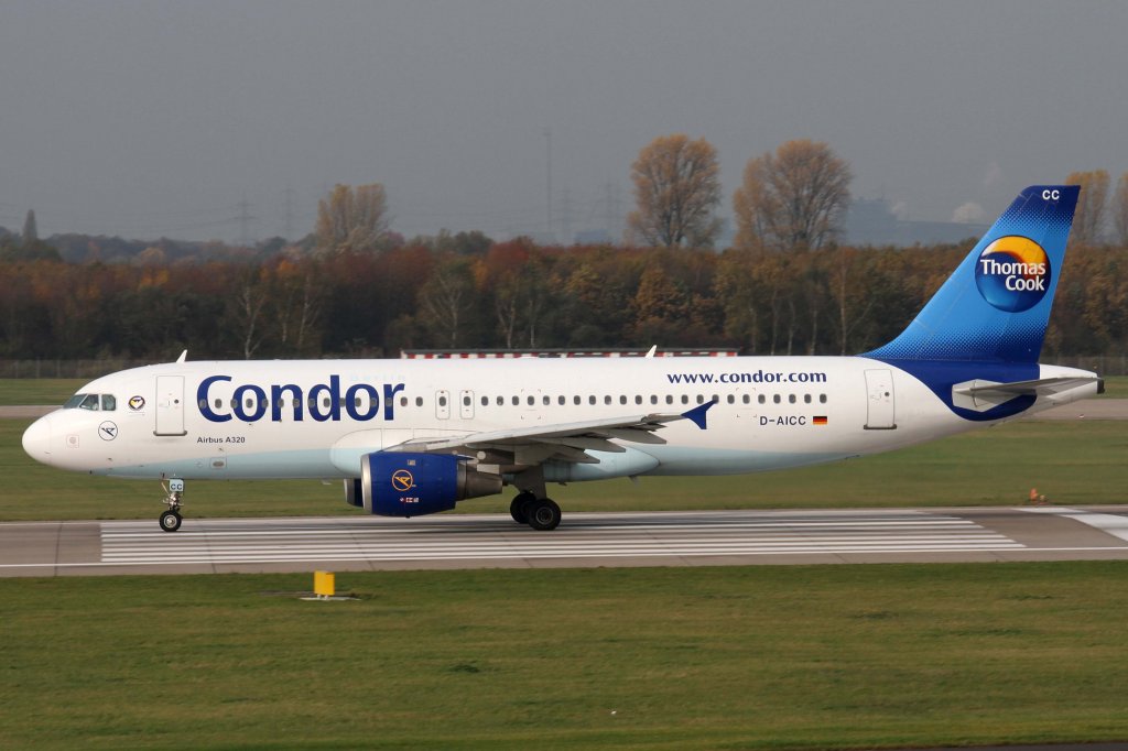 Condor-Berlin, D-AICC, Airbus, A 320-200, 10.11.2012, DUS-EDDL, Dsseldorf, Germany 

