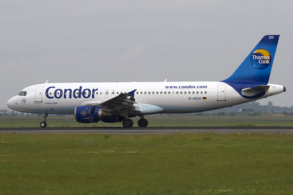 Condor Berlin, D-AICH, Airbus, A320-212, 11.06.2010, SXF, Berlin-Schnefeld, Germany 




