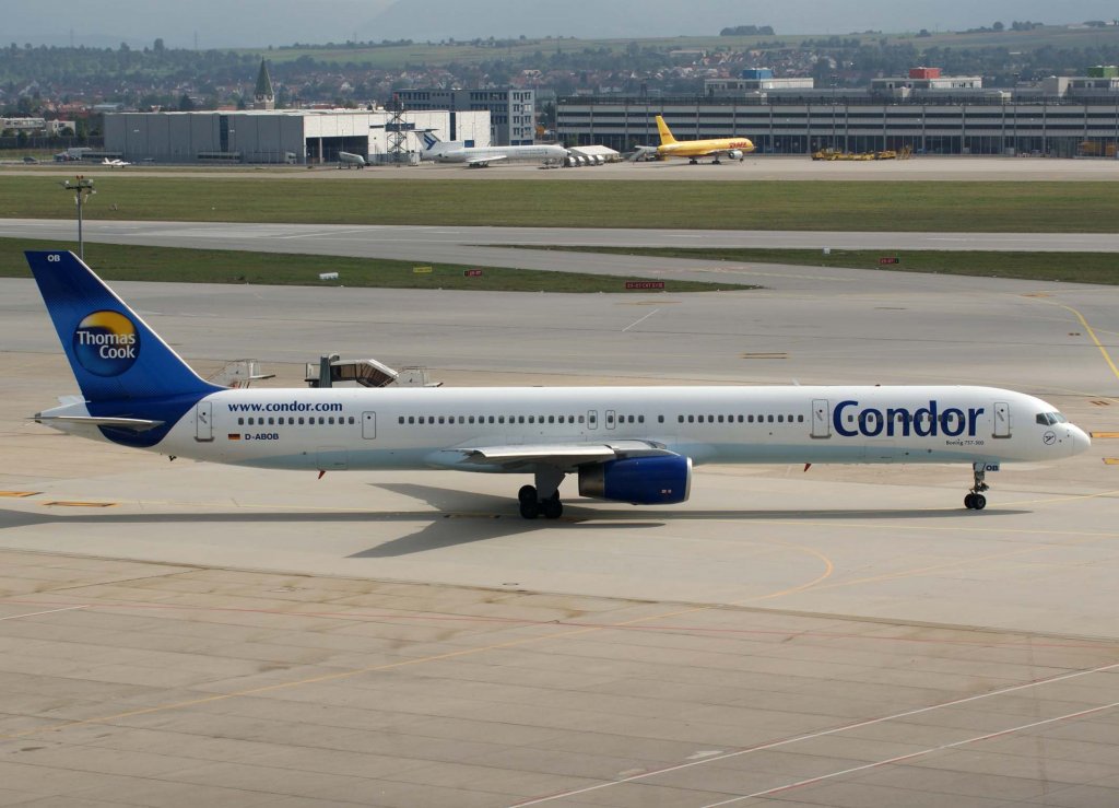 Condor, D-ABOB, Boeing 757-300, 2009.09.25, STR, Stuttgart, Germany