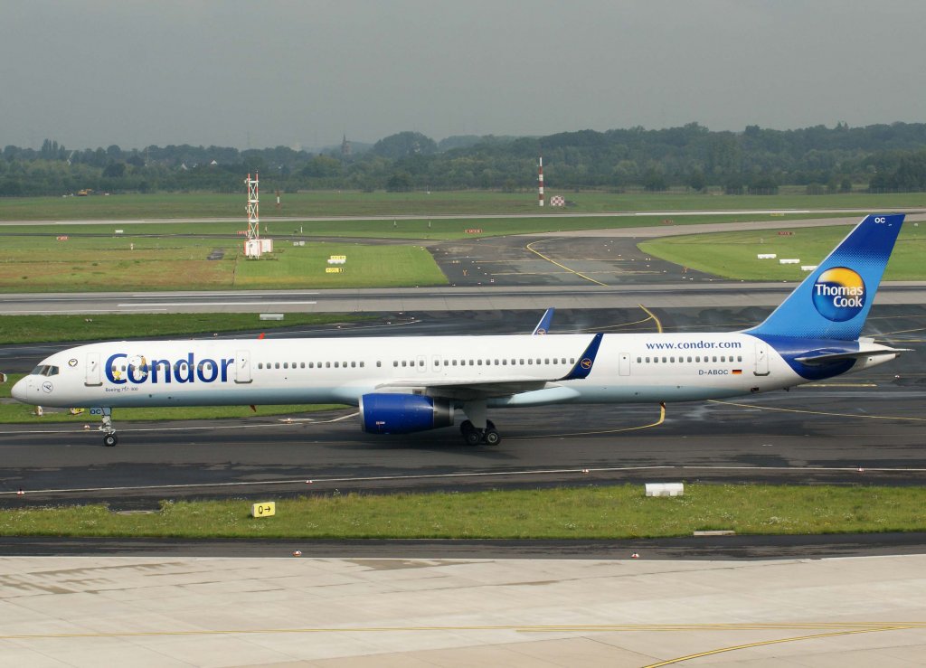 Condor, D-ABOC, Boeing 757-300 wl, 28.07.2011, DUS-EDDL, Dsseldorf, Germany 

