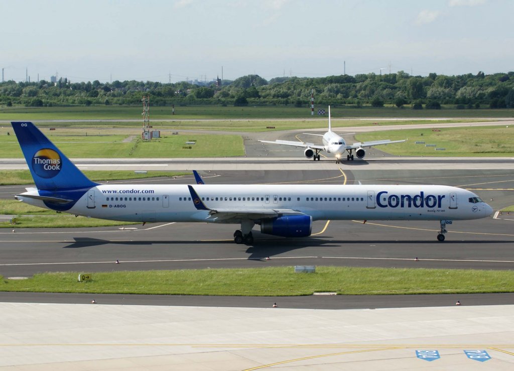 Condor, D-ABOG, Boeing 757-300 WL, 2010.06.11, DUS-EDDL, Dsseldorf, Germany 

