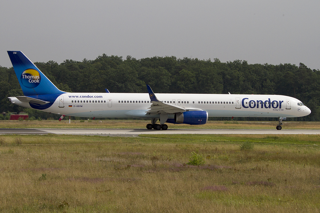 Condor, D-ABOM, Boeing, B757-330, 21.08.2012, FRA, Frankfurt, Germany 





