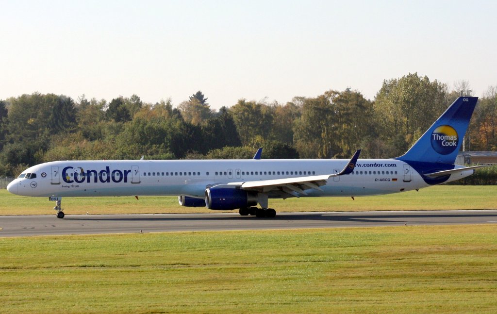 Condor,D-ABOG,Boeing 757-330,23.10.2011,HAM-EDDH,Hamburg,Germany