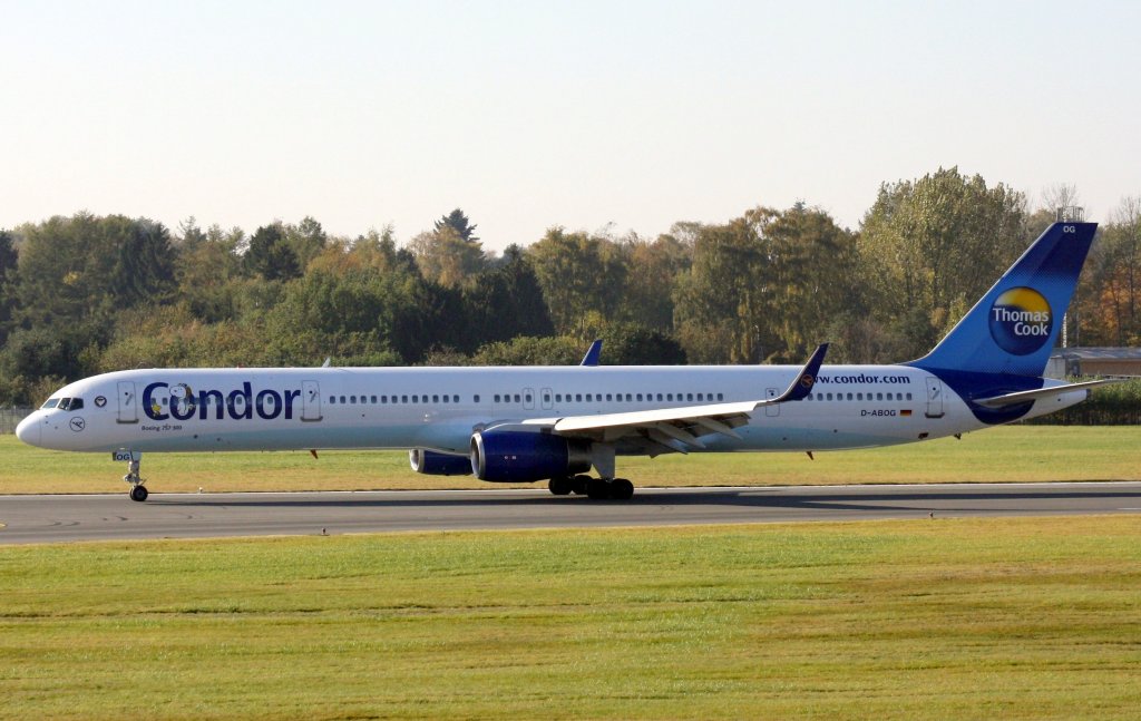 Condor,D-ABOG,Boeing 757-330,23.10.2011,HAM-EDDH,Hamburg,Germany  