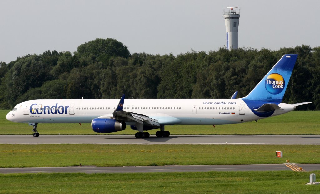 Condor,D-ABOM,Boeing 757-330,21.08.2011,HAM-EDDH,Hamburg,Germany  