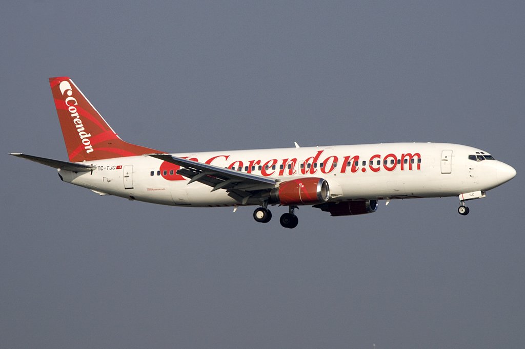 Corendon Airlines, TC-TJC, Boeing, B737-4Q8, 19.09.2009, AMS, Amsterdam, Niederlande 

