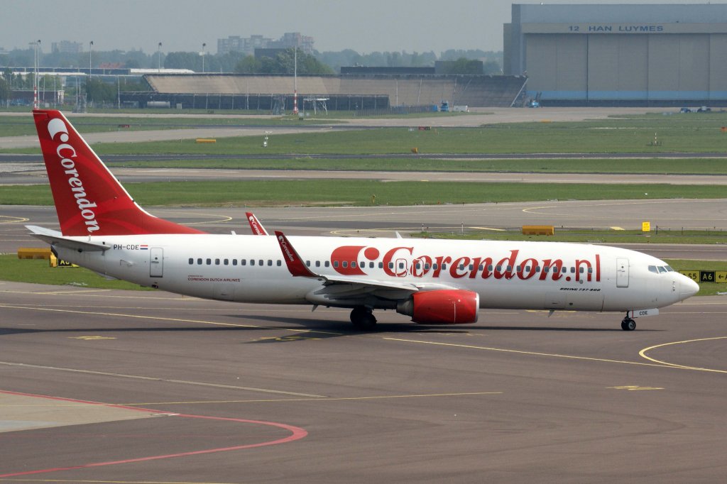 Corendon Dutch Airlines, PH-CDE, Boeing, 737-800 wl, 25.05.2012, AMS-EHAM, Amsterdam (Schiphol), Niederlande 