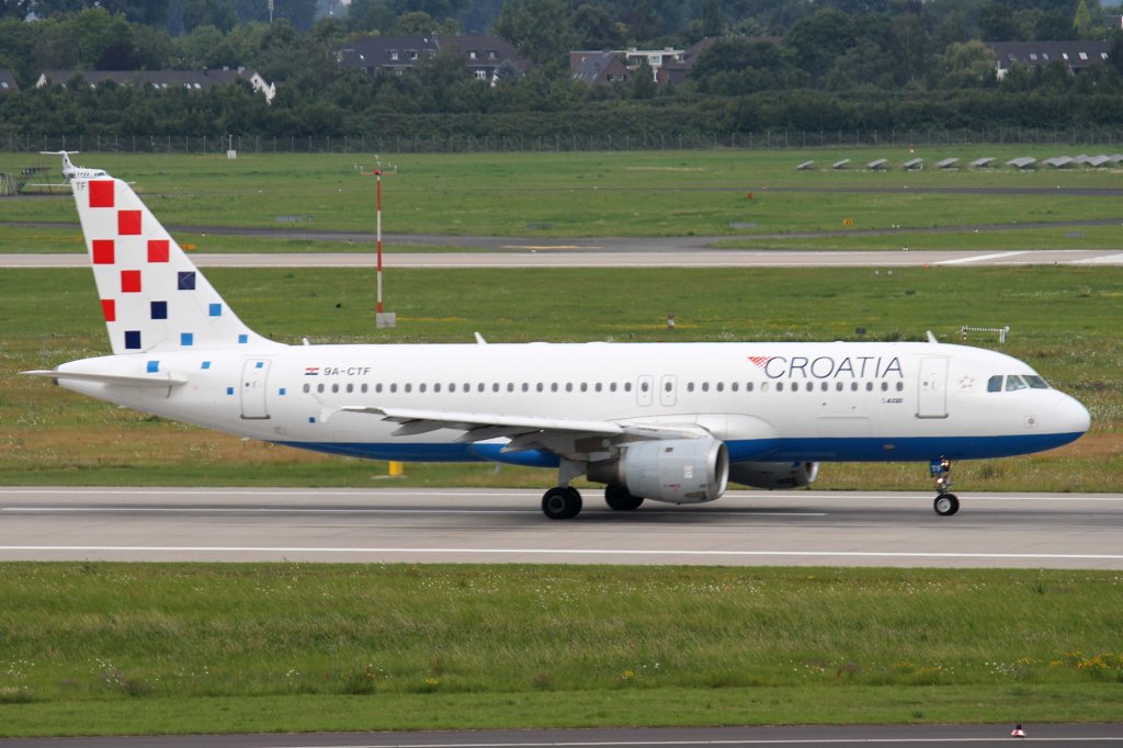 Croatia Airlines, 9A-CTF  Rijeka , Airbus, A 320-200, 11.08.2012, DUS-EDDL, Dsseldorf, Germany