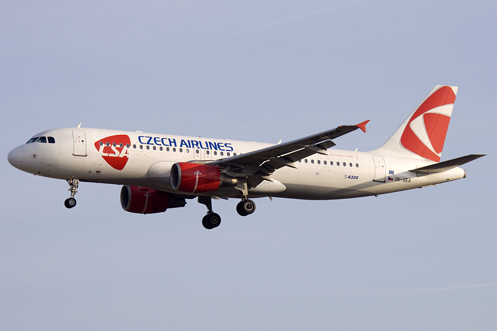 Czech Airlines, OK-GEA, Airbus, A320-214, 02.04.2010, FRA, Frankfurt, Germany 

