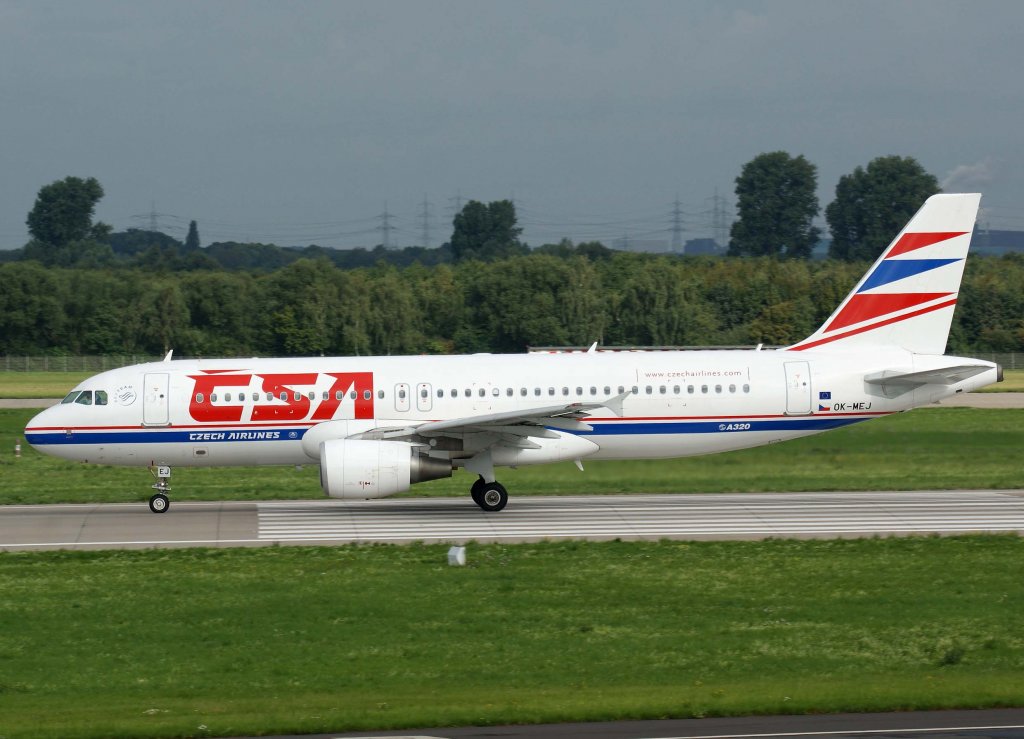 Czech Airlines, OK-MEJ, Airbus A 320-200 (Krkonose), 2010.08.28, DUS-EDDL, Dsseldorf, Germany 

