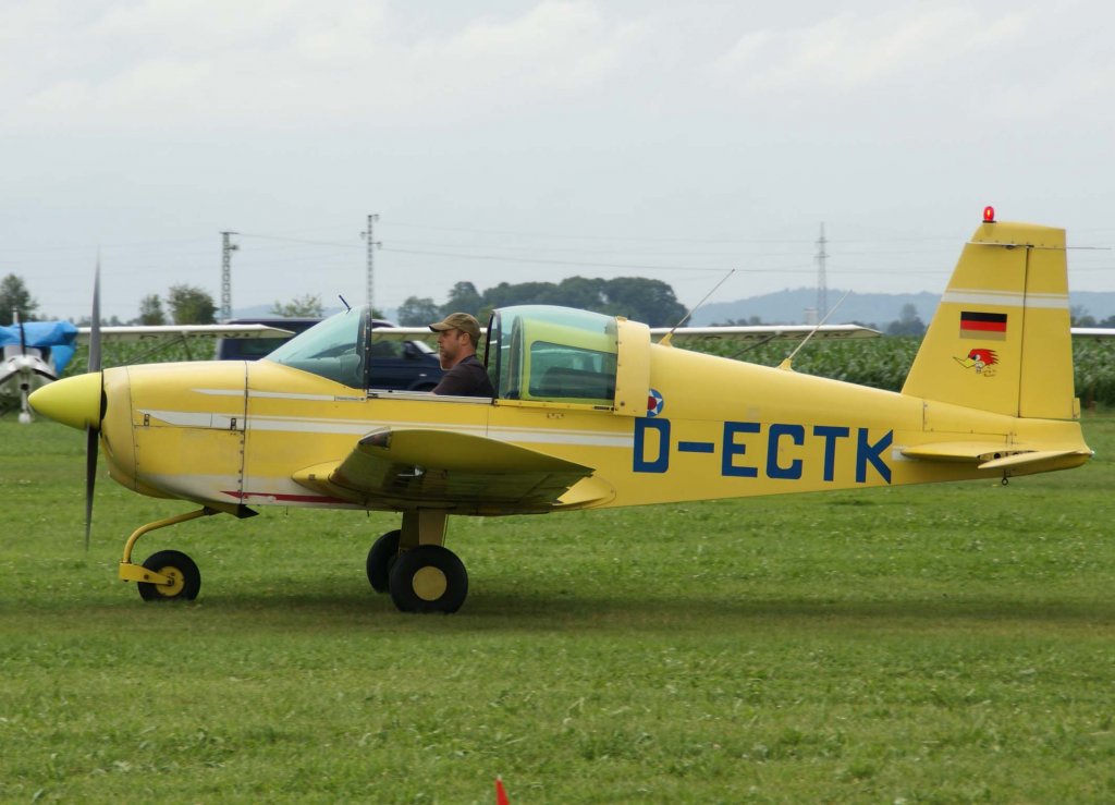 D-ECTK, American Aviation AA-1 Yankee, 2009.07.17, EDMT, Tannheim (Tannkosh 2009), Germany
