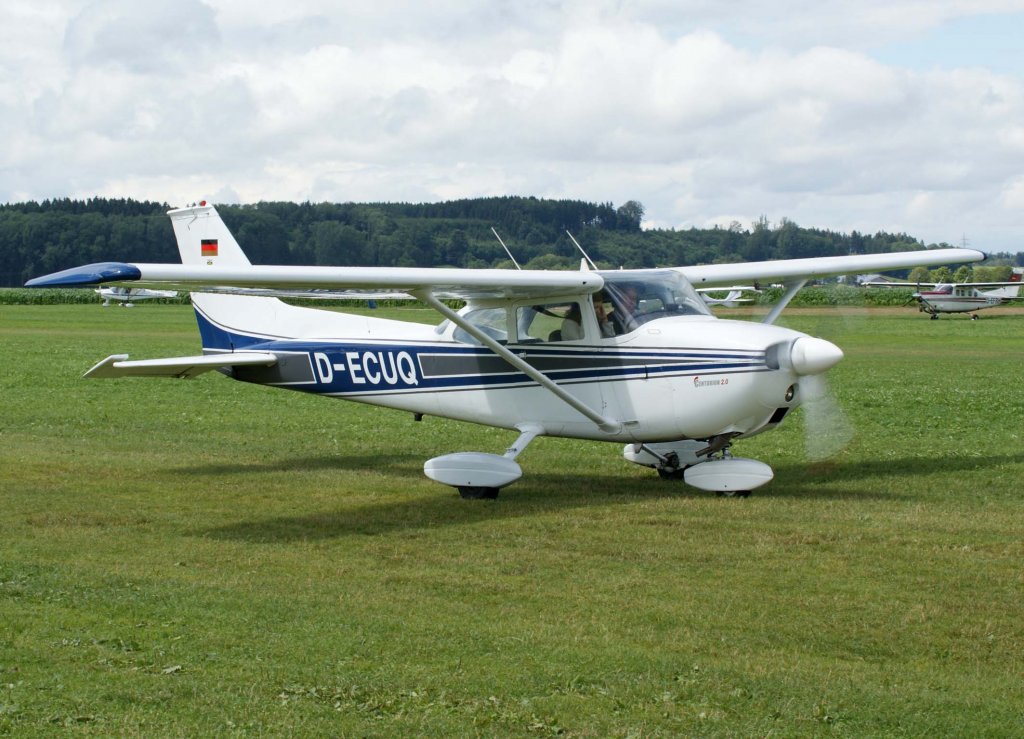 D-ECUQ, Cessna F 172 M Skyhawk Centurion 2.o, 2009.07.19, EDMT, Tannheim (Tannkosh 2009), Germany