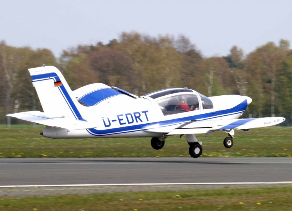 D-EDRT, Morane-Saulnier MS-893 ED Ralley 180 GT, 2008.04.20, EDLD, Dinslaken (Schwarze Heide), Germany