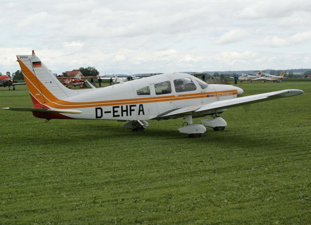 D-EHFA, Piper PA-28-181 Cherokee Archer II, 2009.07.19, EDMT, Tannheim (Tannkosh 2009), Germany