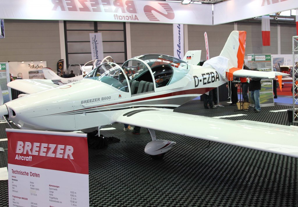 D-EZBA, Breezer, B-600, 24.04.2013, Aero 2013 (EDNY-FDH), Friedrichshafen, Germany
