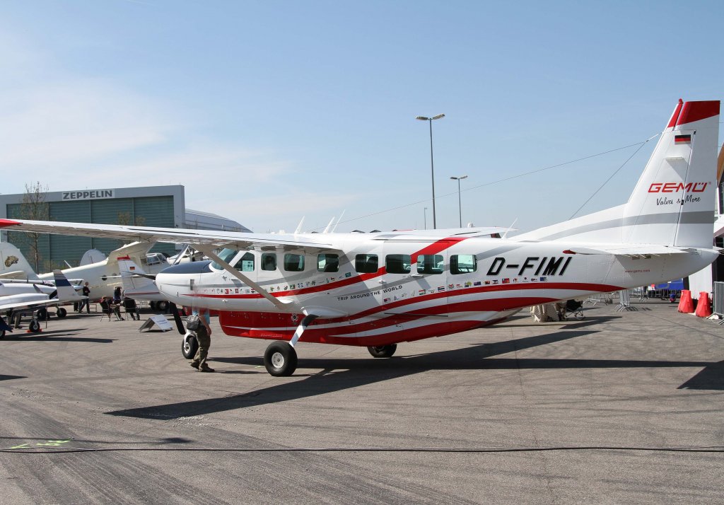 D-FIMI, Cessna, 208 B Caravan, 24.04.2013, Aero 2013 (EDNY-FDH), Friedrichshafen, Germany
